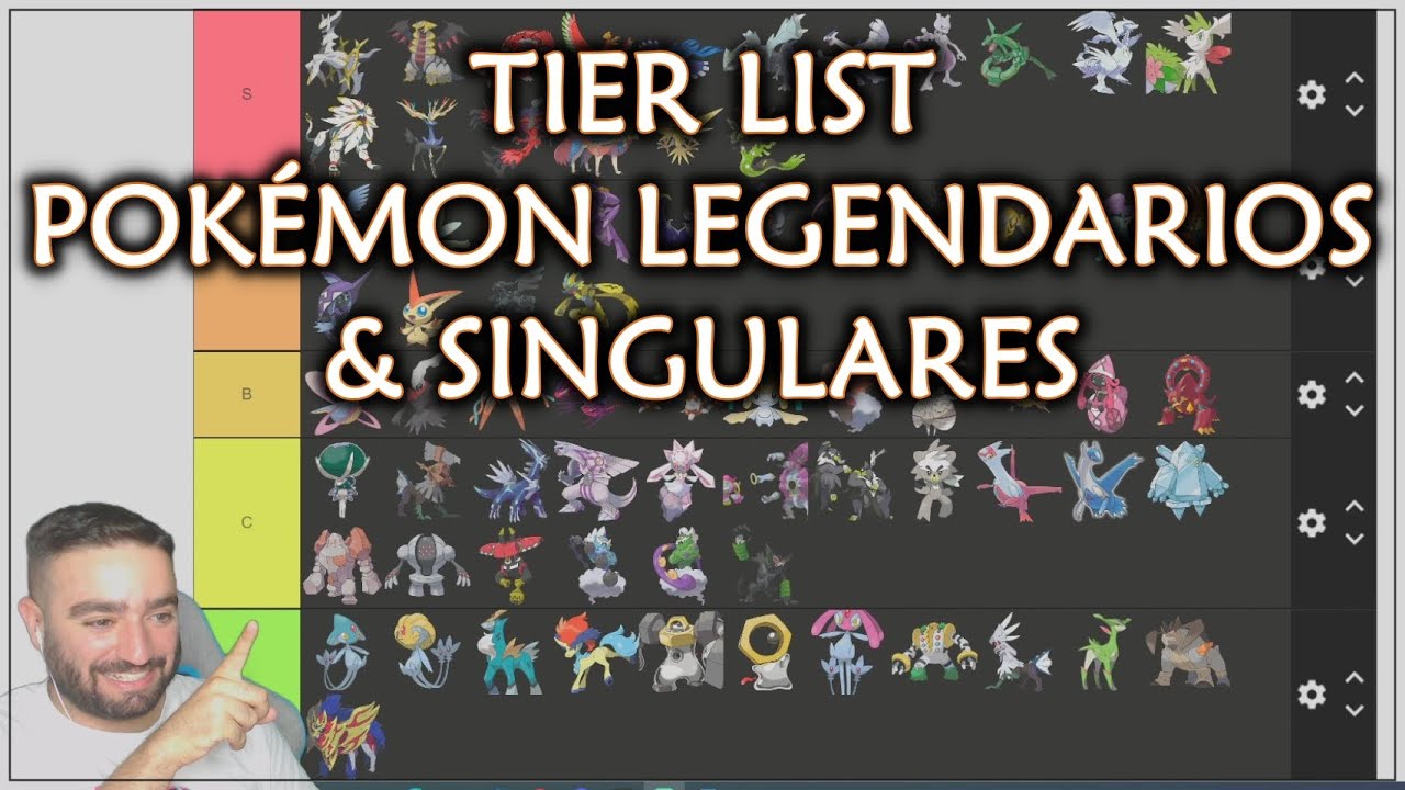 TIER LIST POKEMON LEGENDARIOS & SINGULARES 🐲 | ¿Cuáles son vuestros Pokémon favoritos?