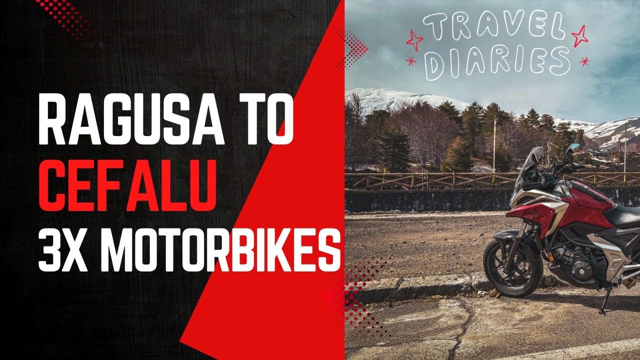 Ragusa to Cefalu with the motorbike