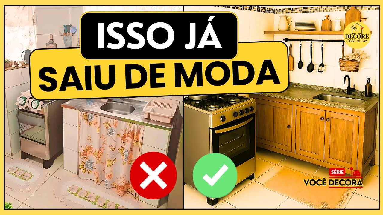 😮10 COISAS QUE FAZEM A CASA PARECER ANTIGA E COMO DEIXAR MAIS MODERNA