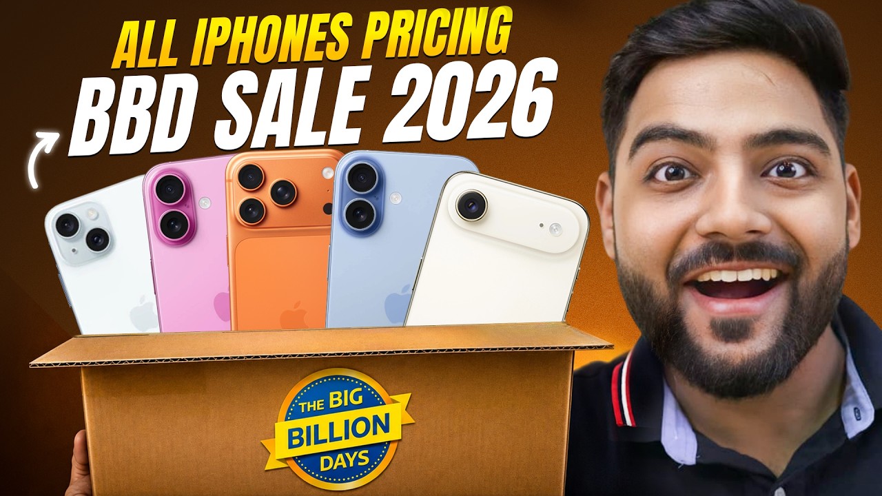 All iPhones Expected Pricing in Flipkart BBD Sale & Amazon GIF Sale 🔥| iPhone 17 Pro, 17, 16 & 15 😍