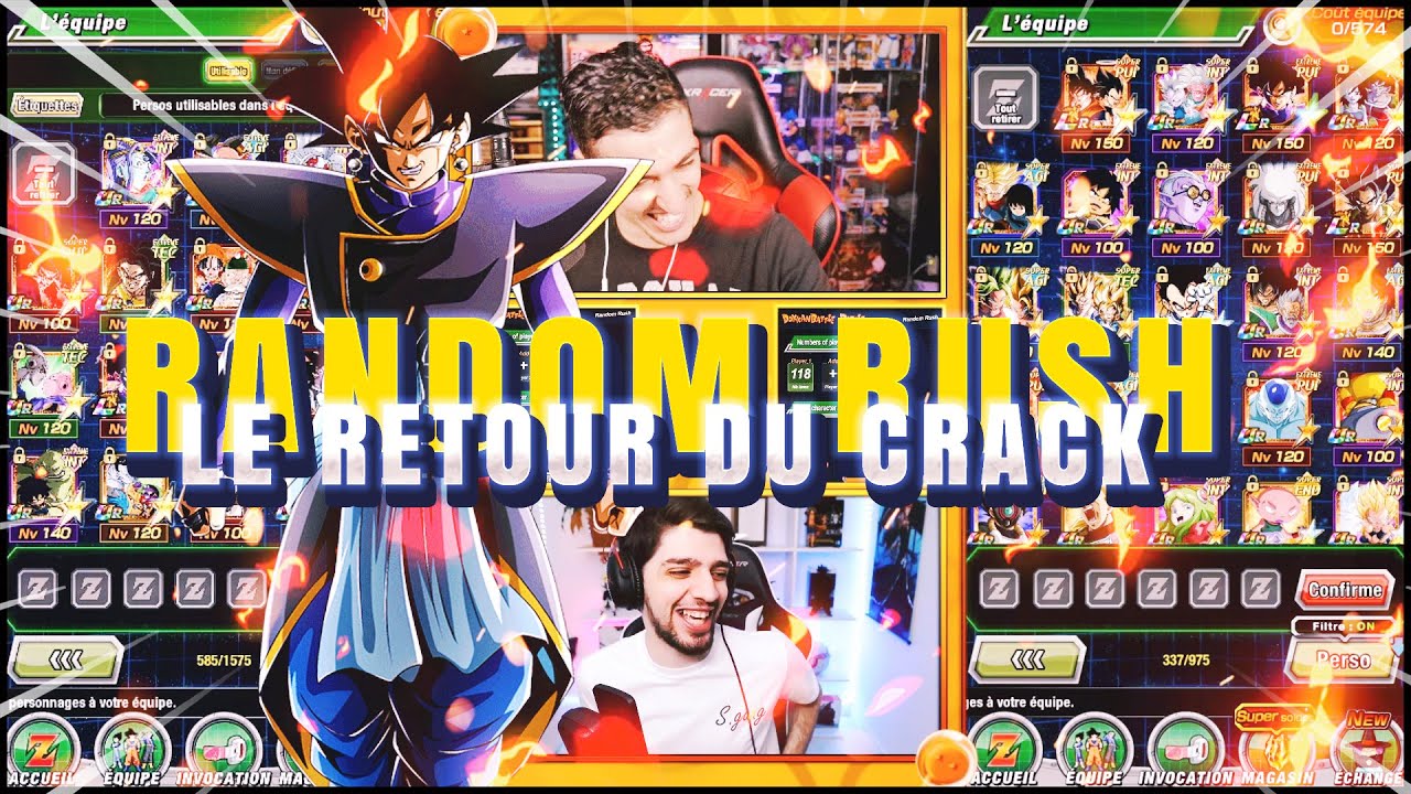 RANDOM RUSH VS SHINI GANG !! LA BAGARRE | DBZ DOKKAN BATTLE