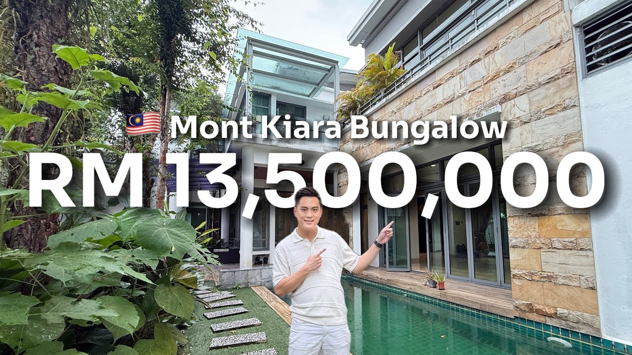 Freehold Bungalow in Mont Kiara House Tour | Private Pool, Garden & Corner Lot