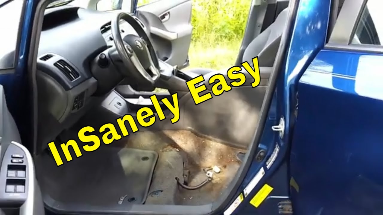 How to remove front seats 2010 -2015 Prius gen 3