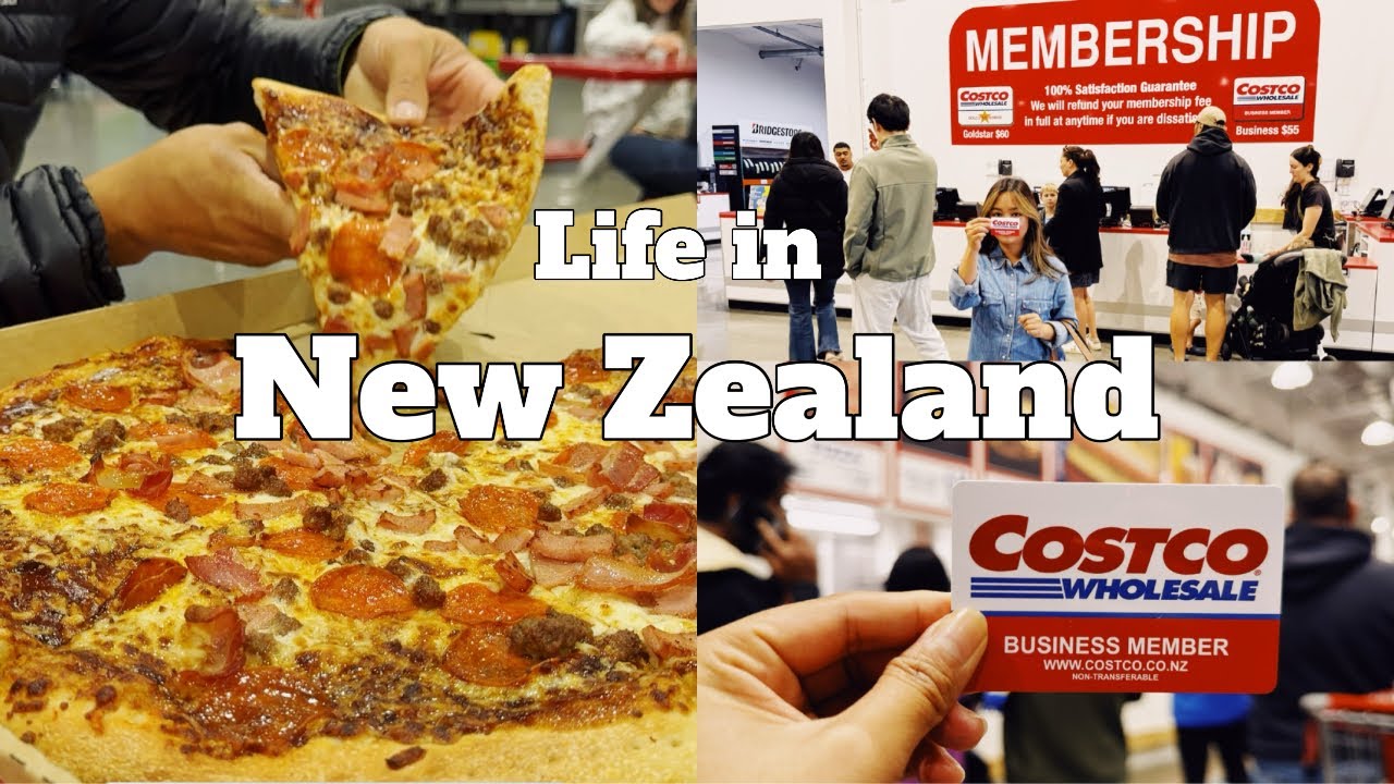 COSTCO New Zealand | celebrating 1K Subscribers with famous Costco Pizza 🍕🎉🥳