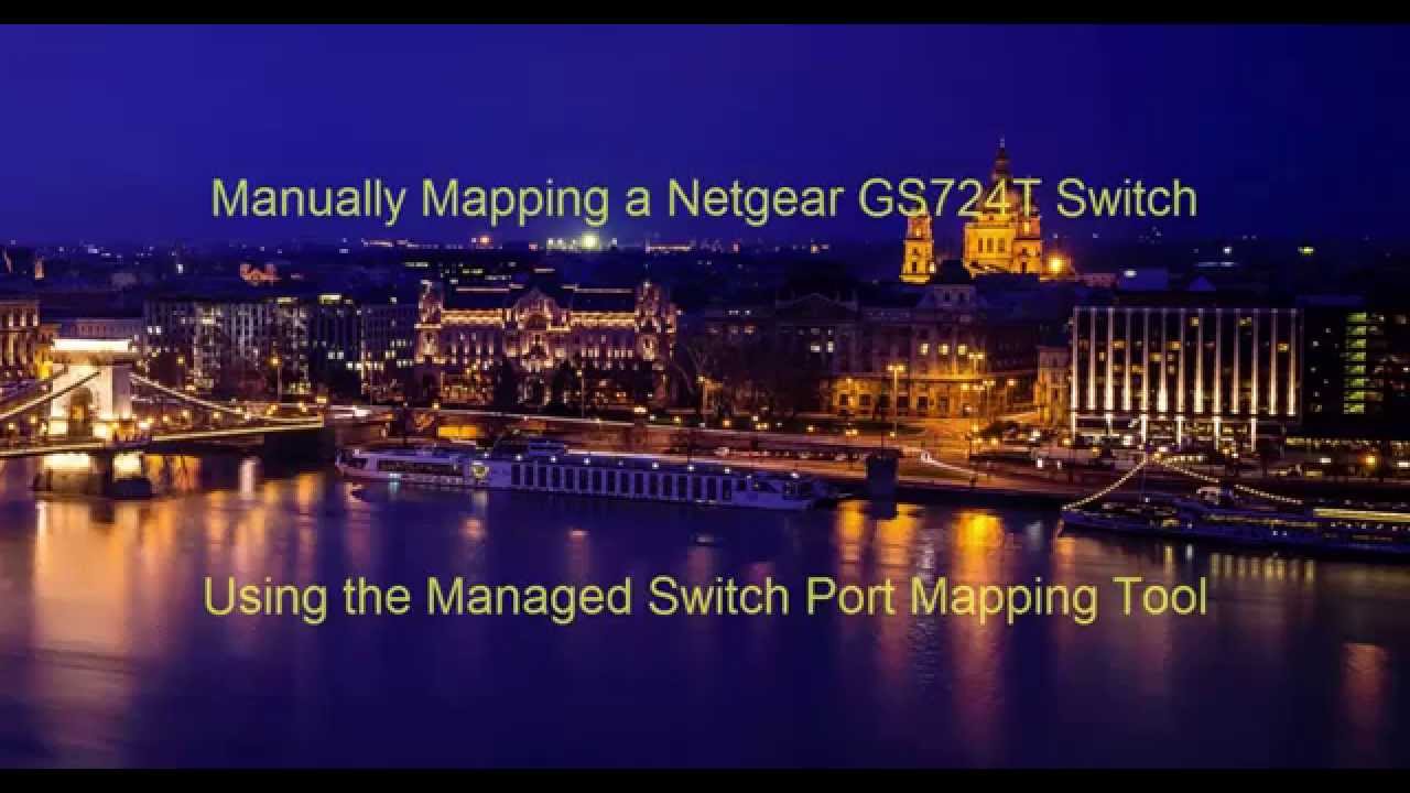 How to Manually Map a Netgear GS724T Network Switch