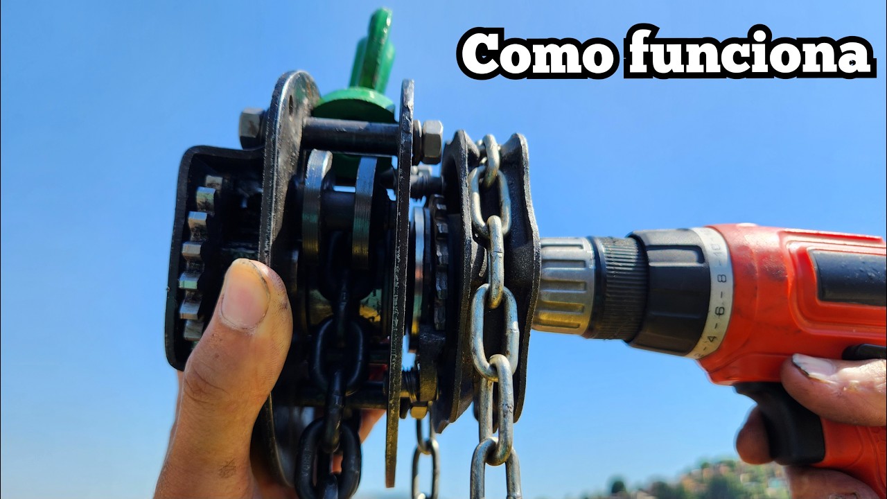 o'que tem dentro de uma talha manual COMO FUNCIONA