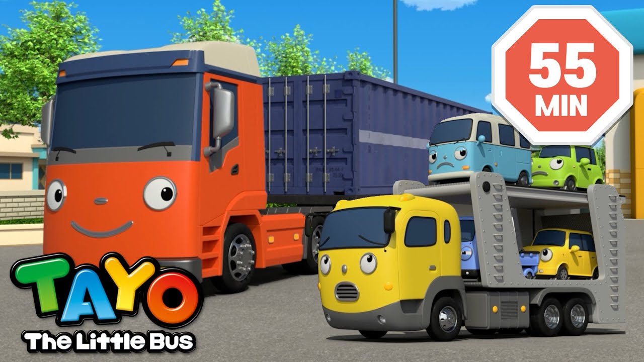 Long & Carry Transport Trucks Stories | Tayo's Best Friends Compilation | Tayo Episode Club