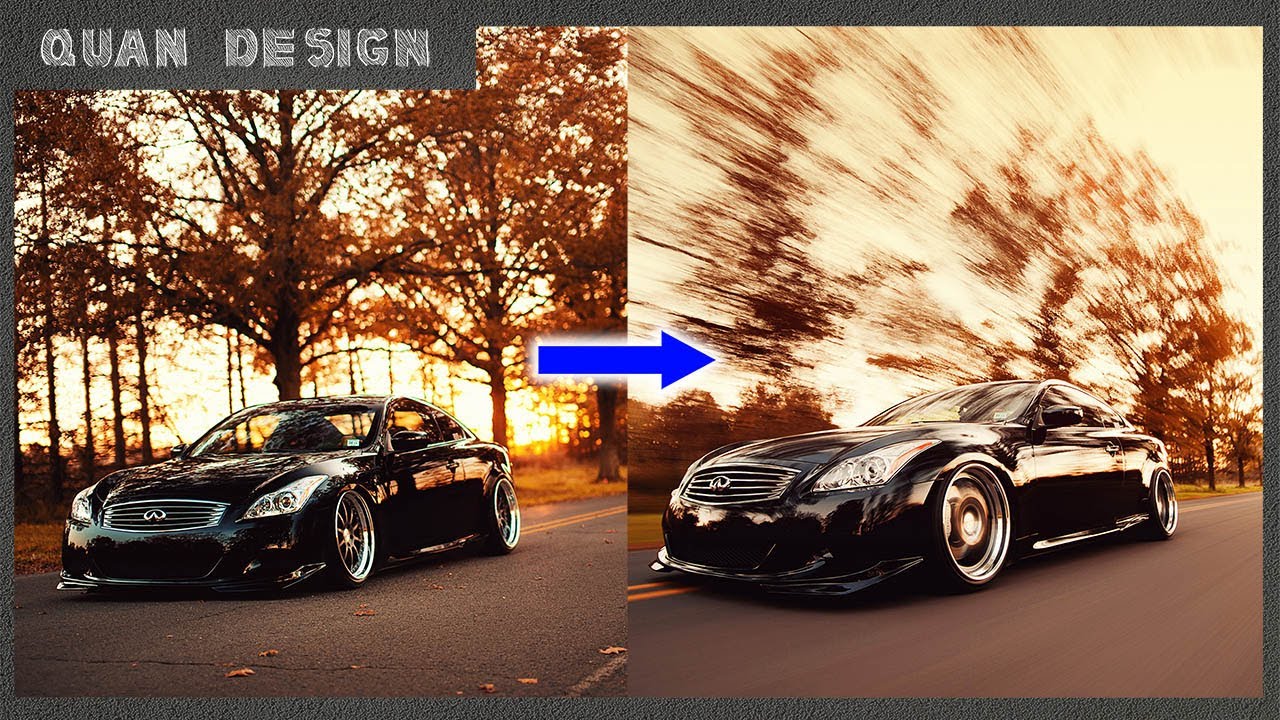 HIỆU ỨNG CHUYỂN ĐỘNG HỘI TỤ - PHOTOSHOP