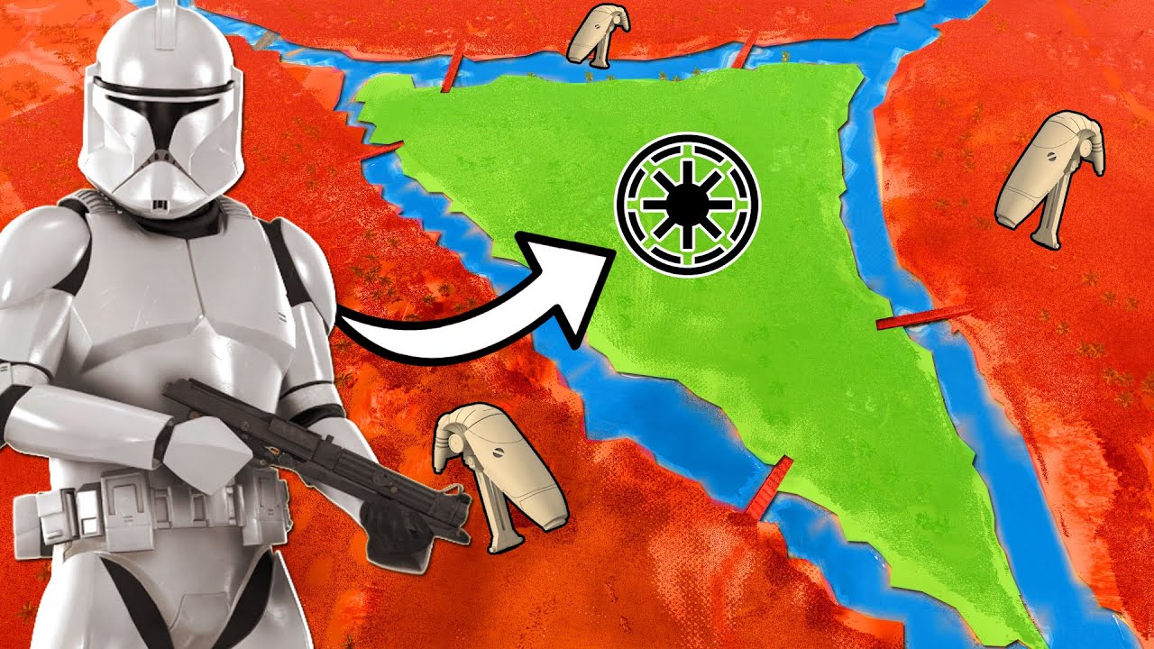 Can 500,000 Clones Hold ISLAND vs 3.5 MILLION DROID ARMY!? - UEBS 2: Star Wars Mod