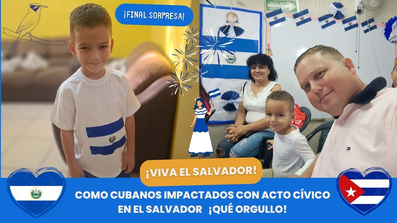 IMPACTADOS con Acto Cívico en El Salvador  ¡Viva la independencia! ¡Viva El Salvador! ❤️