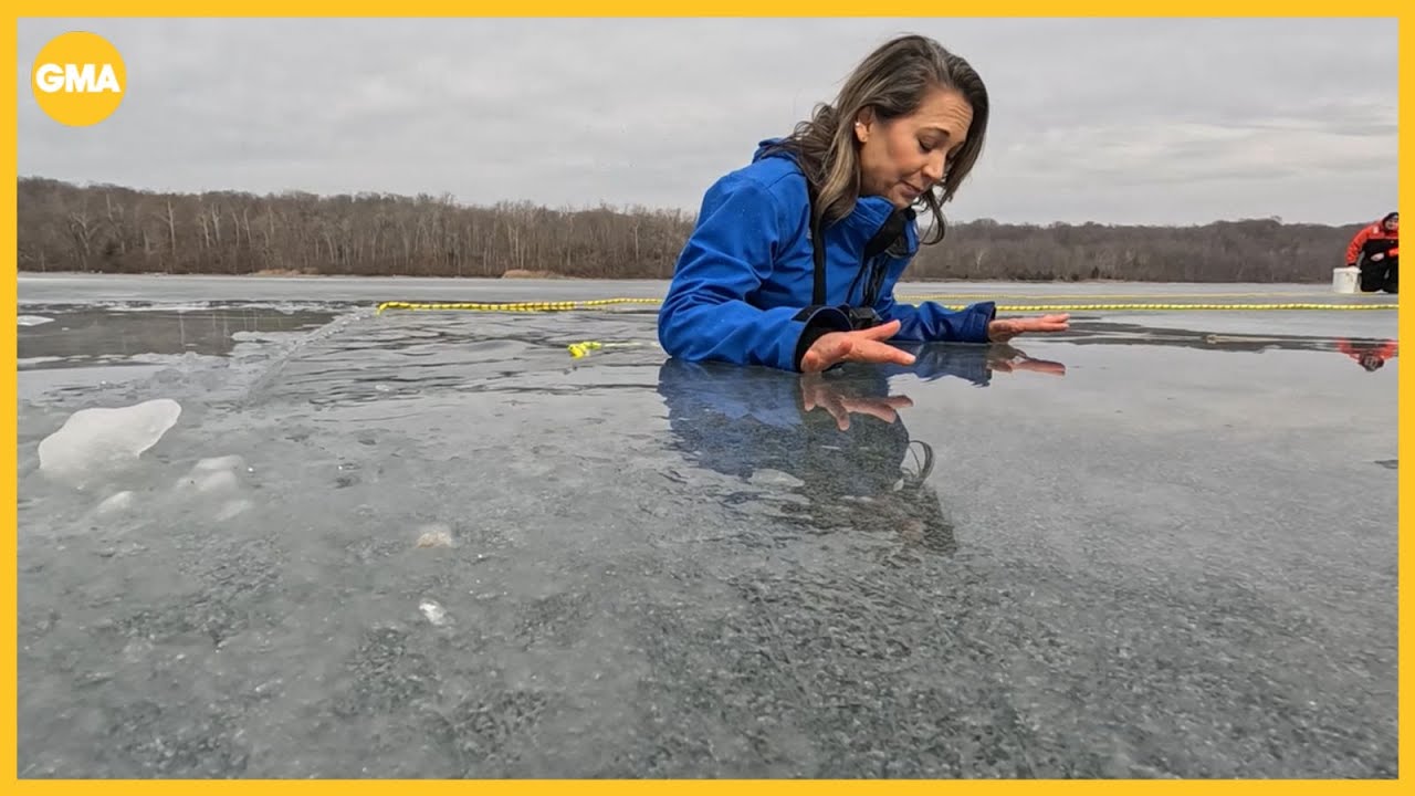 Dangers of falling through ice