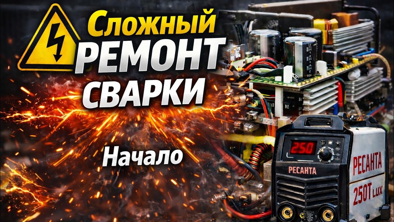 Ремонт сварки, сложная поломка, как это происходит...