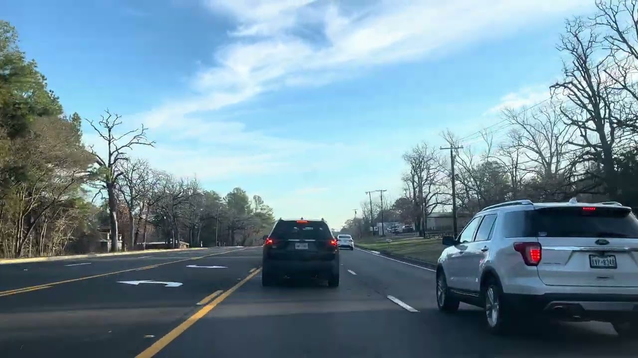 Morning Commute from Lake Palestine to Tyler TX - Feb 14 2014