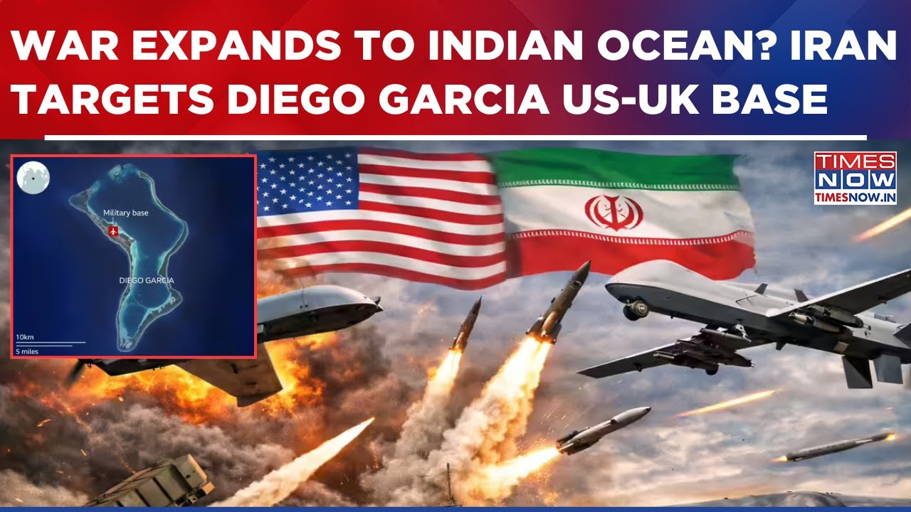 Iran Fires Ballistic Missiles Toward US-UK Base Diego Garcia In Indian Ocean; US, Israel-Iran War