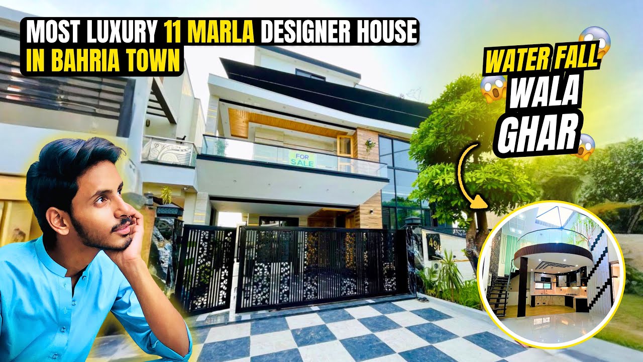 Most Beautiful 11 Marla Designer House in Bahria Town Phase 8😍| complete house tour
