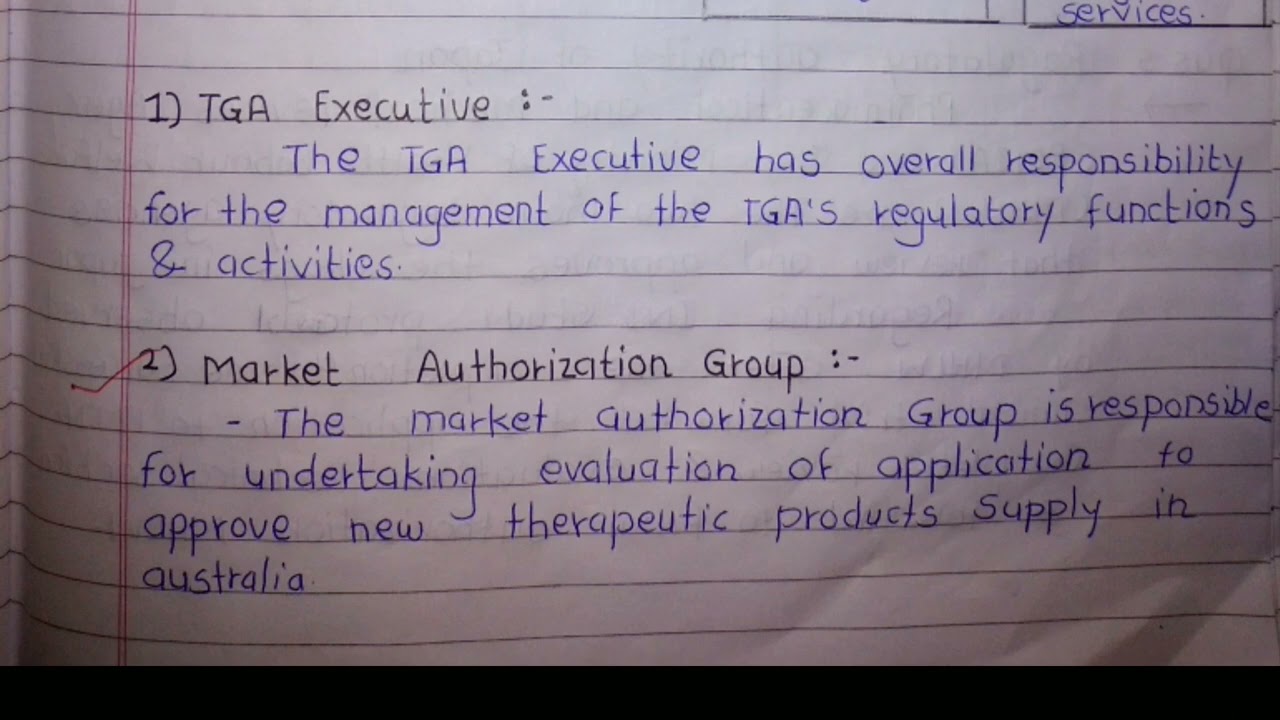 Regulatory  authority of Australia