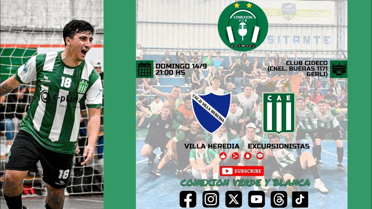 VILLA HEREDIA VS EXCURSIONISTAS // FUTSAL AFA PRIMERA D ZONA 2 - FECHA 23