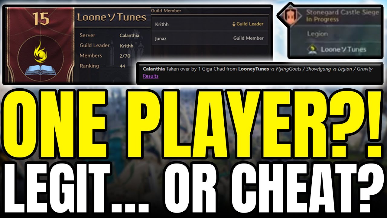 Throne and Liberty – ONE Player Beat 280 Players in a Siege… Legit or Cheat?