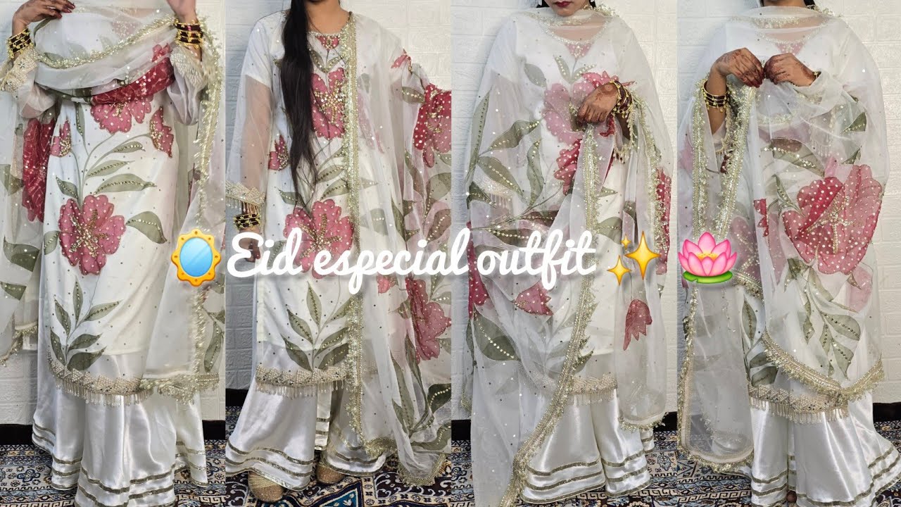 Eid especial outfit ✨️ #eidspecial #eidoutfit #youtudeshrts #fashion #trending #haniaamir #eiddress 