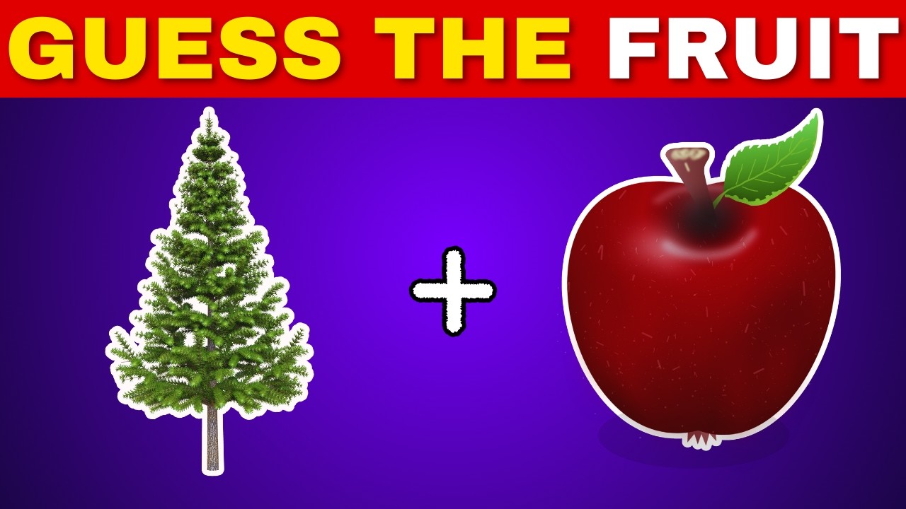 Can You GUESS THE FRUIT by Emojis? 🍓🍏🍉 Best Emoji Quiz 2025