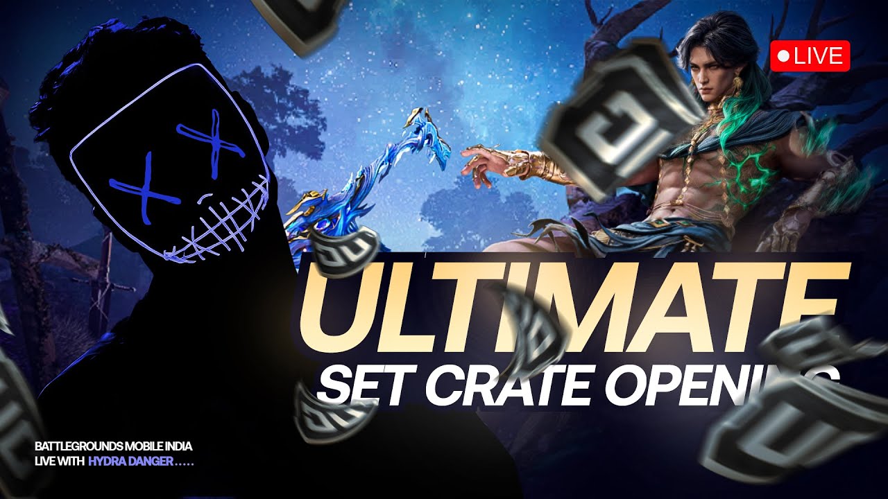 50,000 UC CRATE OPENING | BGMI LIVE | HYDRA DANGER