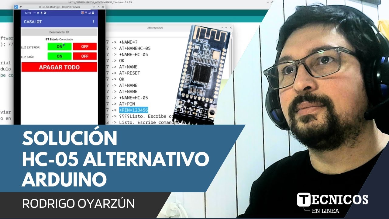 SOLUCI&Oacute;N DEFINITIVA: M&Oacute;DULO HC-05 ALTERNATIVO | BLUETOOTH Y ARDUINO