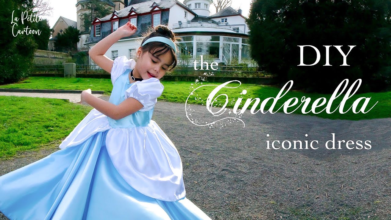 Sewing Cinderella Dress 💎| My Disney Princess Dress Collection | Sewing Pattern Download