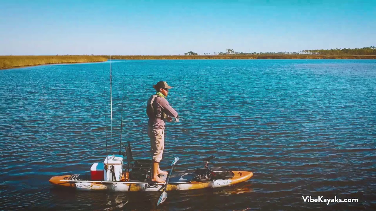 Maverick 120 Hybrid Fishing Kayak Short - Vibe Kayaks