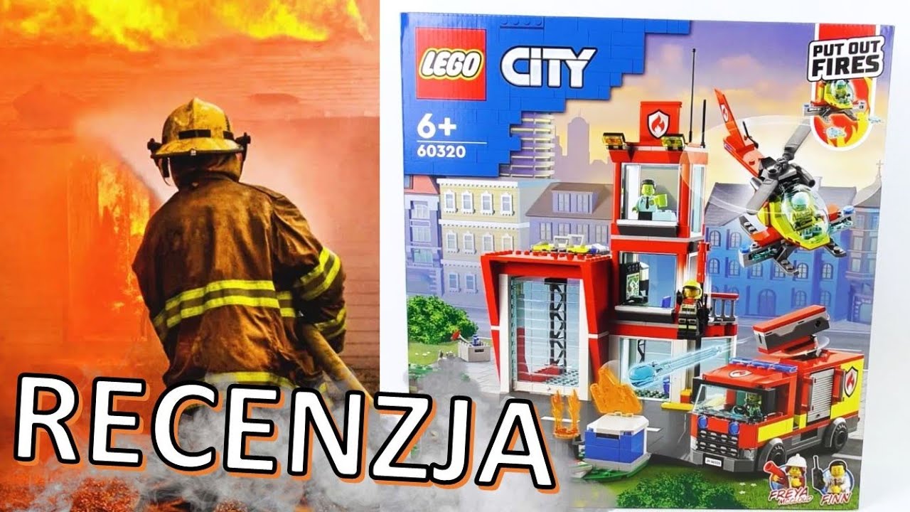 LEGO City Remiza stażacka (ROK 2022) 60320 🔥 / RECENZJA