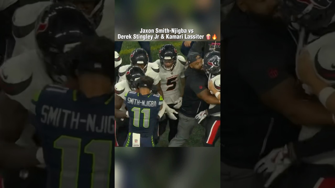 Jaxon Smith-Njigba vs Derek Stingley Jr & Kamari Lassiter #nfl #jsn #derekstingley #kamarilassiter