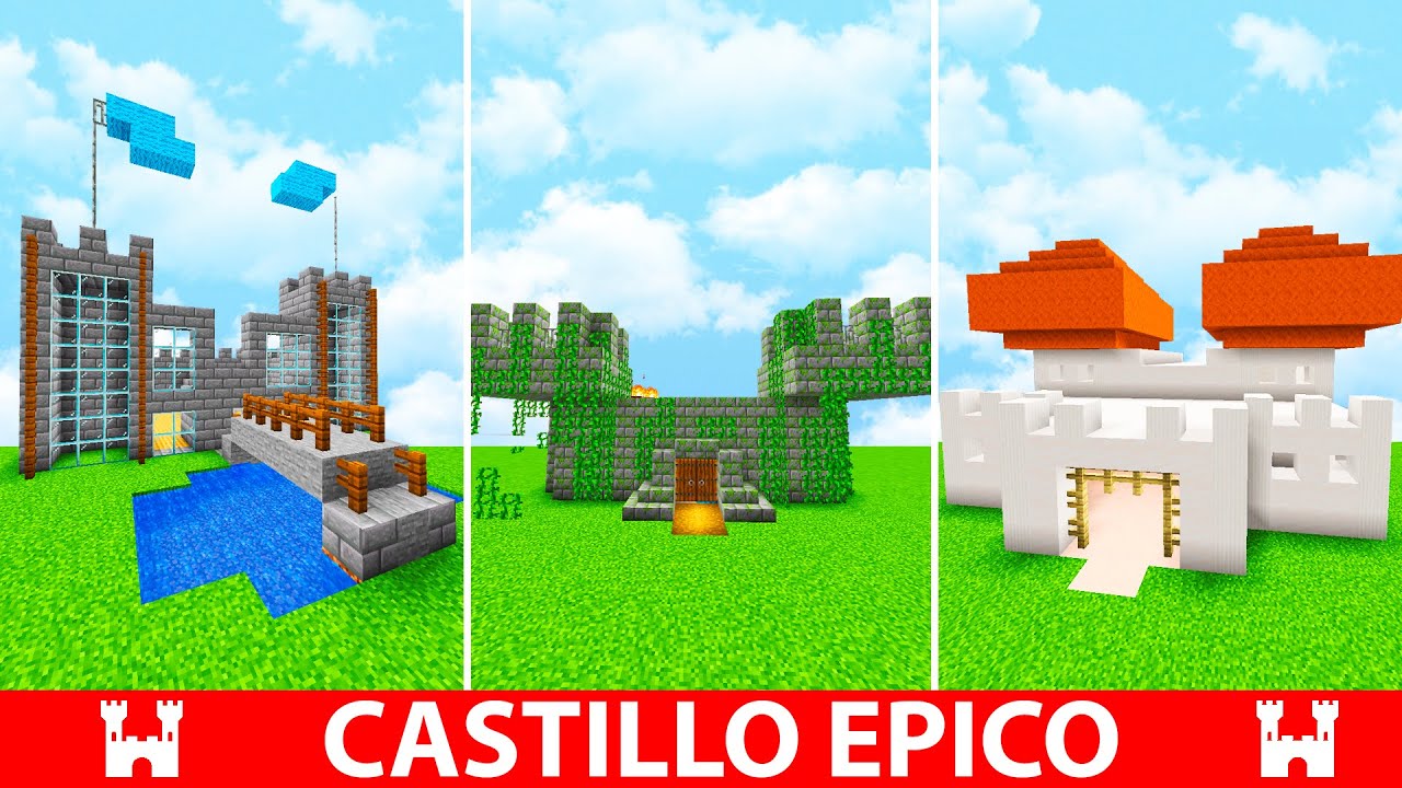 *TODO el SERVIDOR de SUSCRIPTORES CONSTRUYEN CASTILLO ÉPICO* en Minecraft NOOB VS PRO VS HACKER