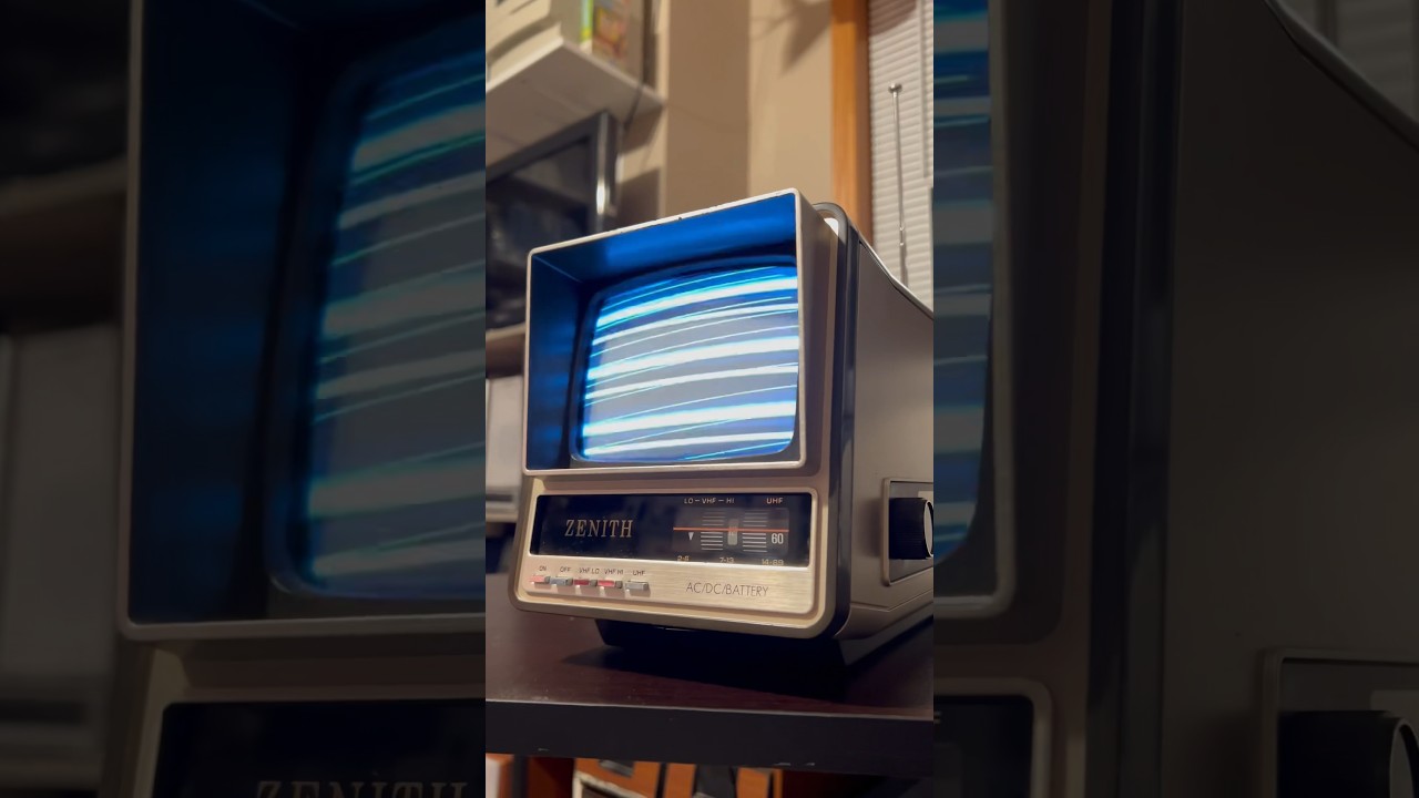 Finding some wild signals&hellip;   #analog #crt #retro #tv