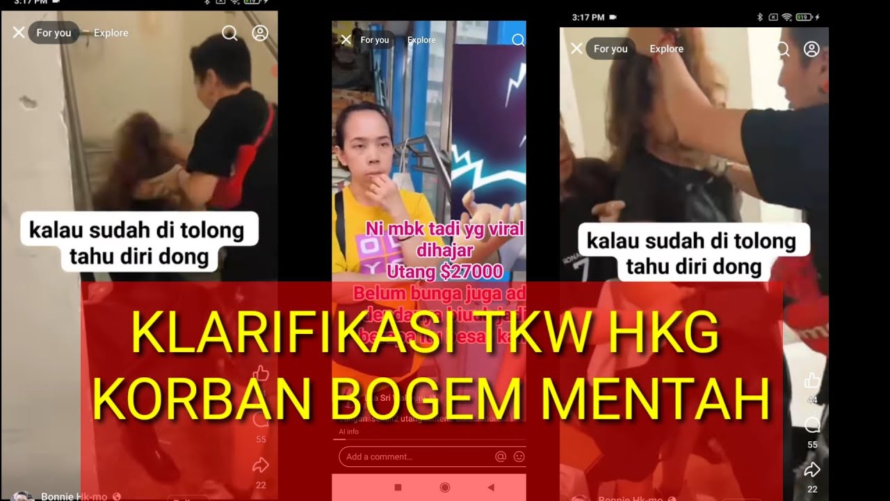 KLARIFIKASI TKW HKG KORBAN BOGEM MENTAH