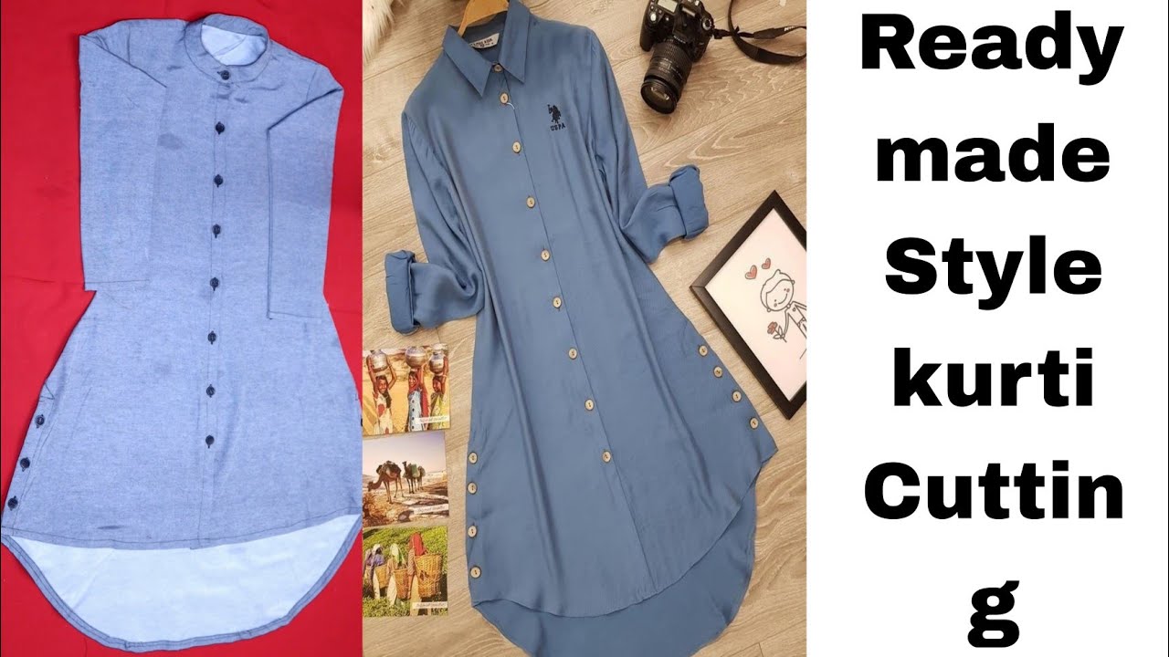 shirt collar arebic kurti design cutting & stitching tutorial in hindi//western kurti design#rqfashi