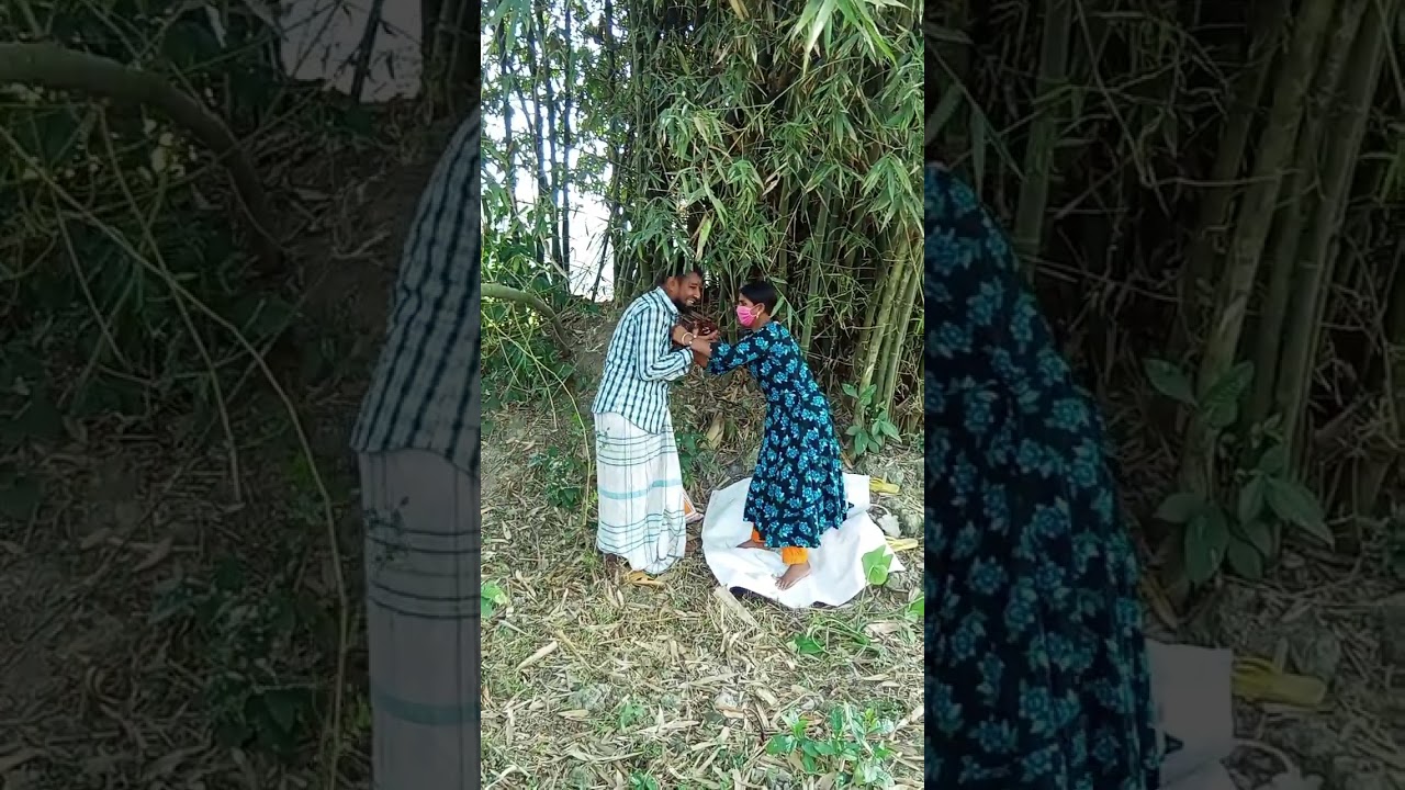  শাক সবজি নিতে এসে ভা,বি কি#video #funny #villagelife 