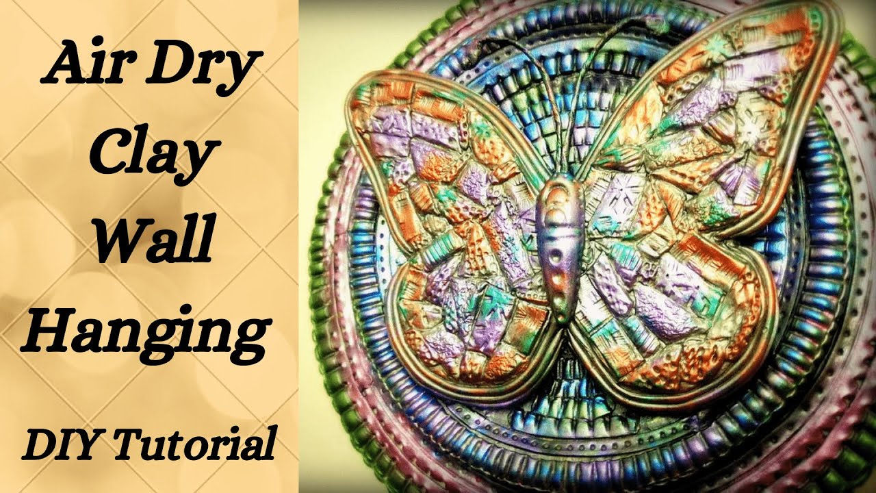 Wall Hanging Craft Ideas/Air Dry Clay Wall Hanging/Home Decorating Ideas/Best Out of Waste/DIY Craft