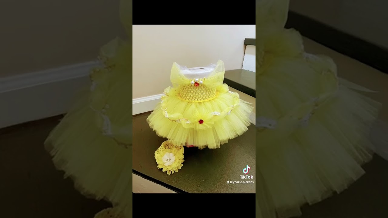 Princess belle tutu dress inspired for new born so happy ❤️❤️ #sold #princessbelle #tutudress