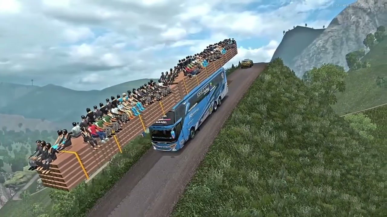 One of the Highest Bus Routes in the World - Euro Truck Simulator 2