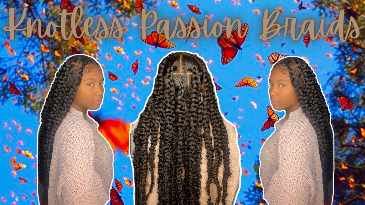JUMBO KNOTLESS PASSION BRAIDS😍💣| *Watch Me* |Safari Leé