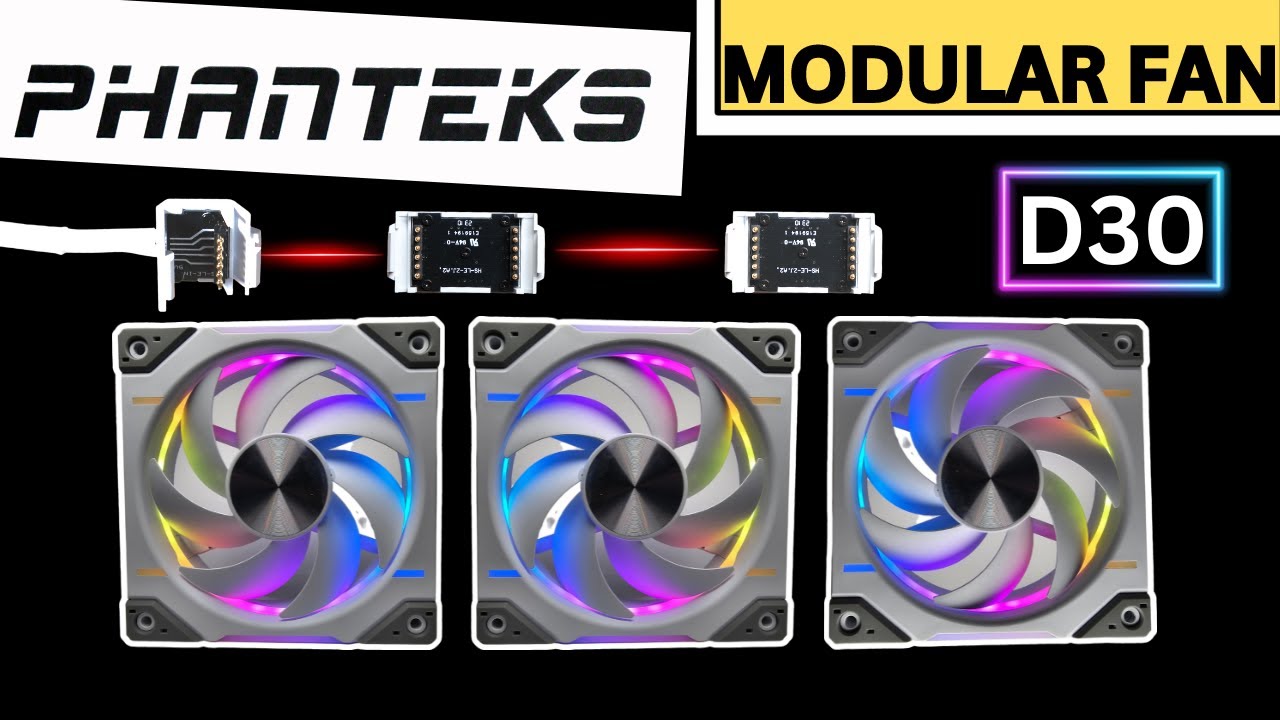 Phanteks D30-120 Cooling FAN - Up Close Look - I'm a fan of this FAN.