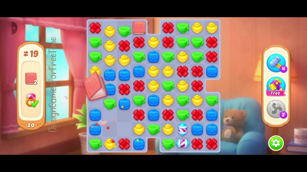 Design Diary - Offline Games - Level 20 gameplay match 3 puzzle decor design build casual game