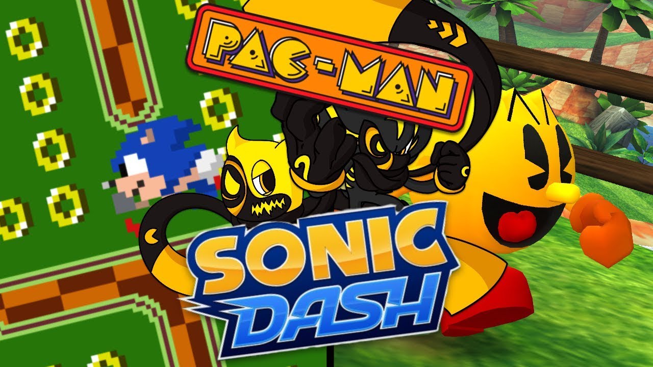 ANOTHER UNUSUAL CROSSOVER... | Sonic Dash and PAC-MAN
