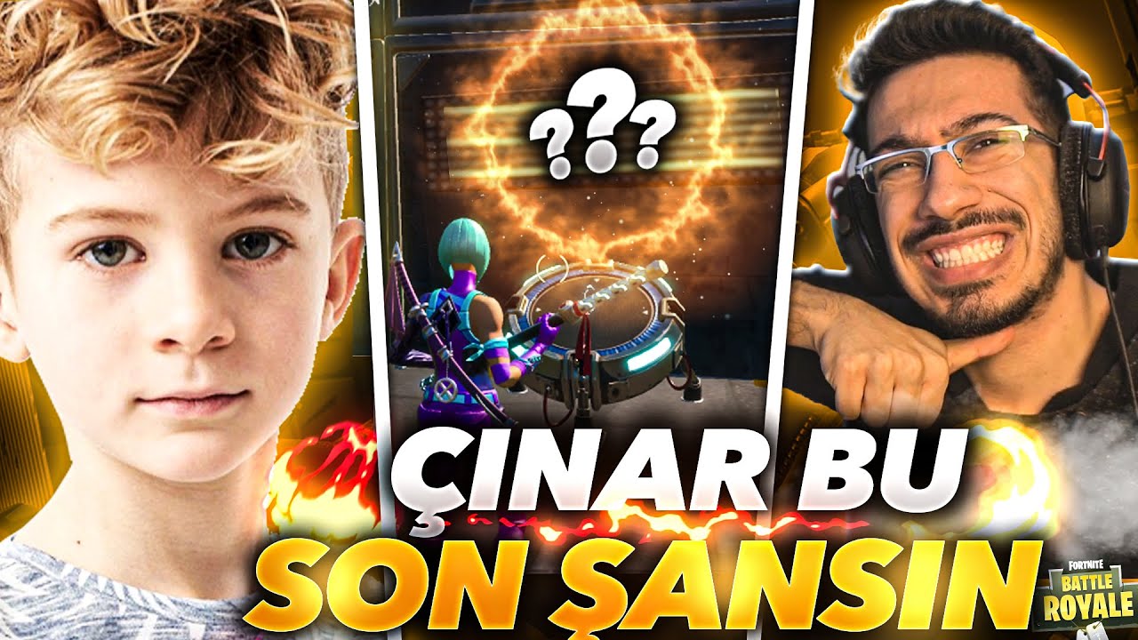 ÇINAR BU SON ŞANSIN !! PRO OLAMAZSA TAKIMDAN ATILACAK !! ( Fortnite Battle Royale Türkçe )
