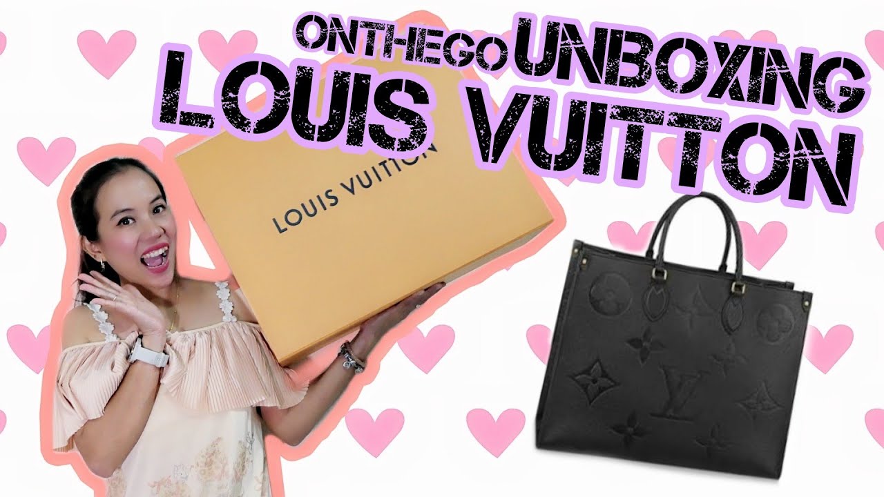 Unboxing Louis Vuitton Onthego GM Monogram Empreinte Leather ครั้งแรกจากshopไทย! | Ammie Me Ma Show