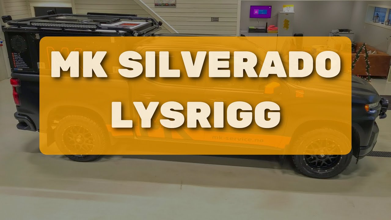 MK Silverado - Norges t&oslash;ffeste jaktbil - Lysrigg
