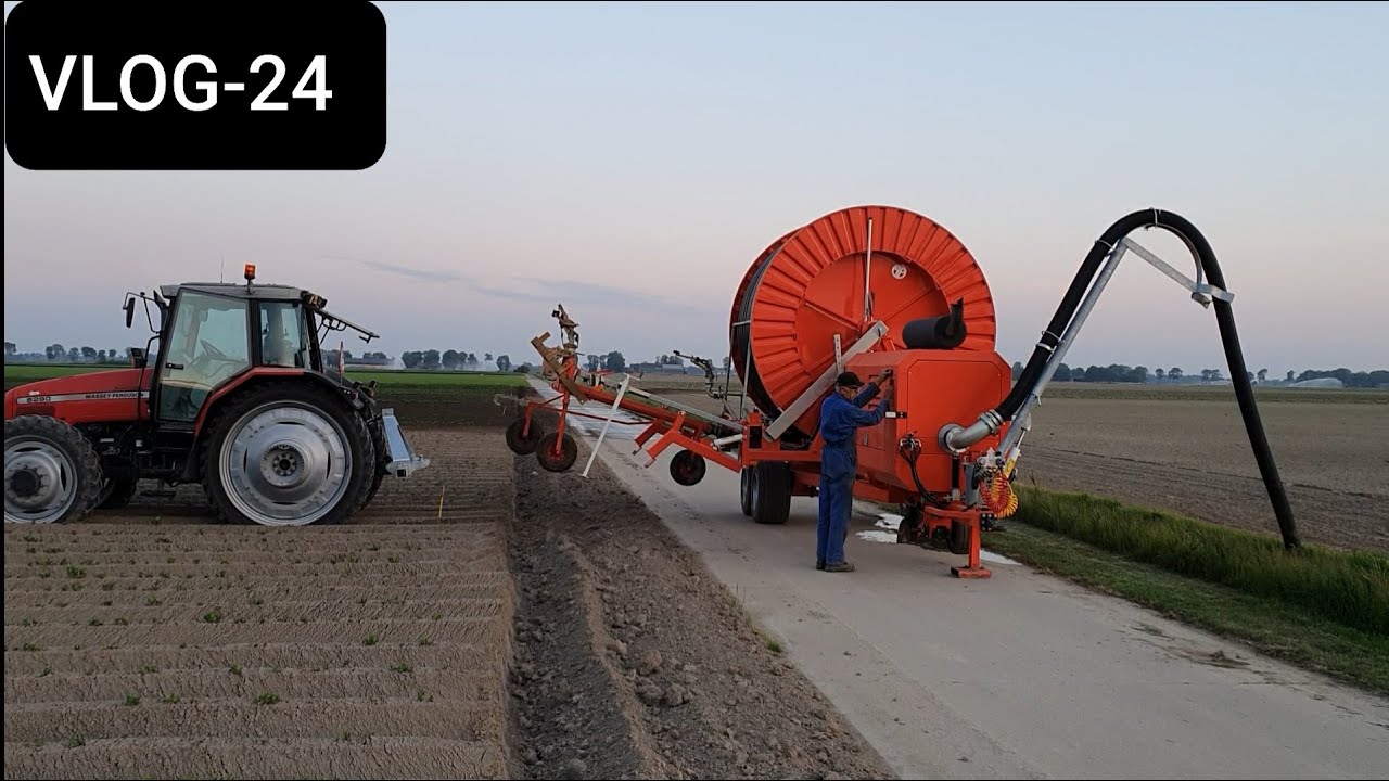 FARMVLOG #24 beregenen en pootaardappelen selecteren