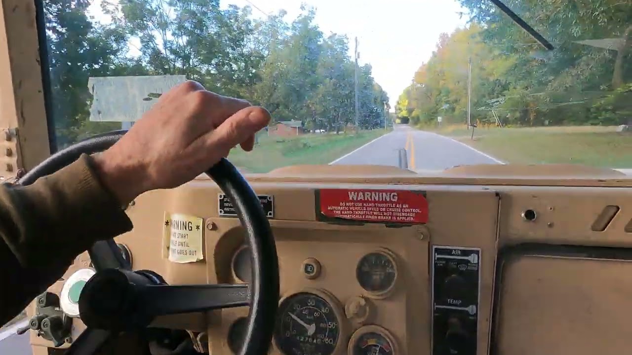 Humvee - First Test Drive on the 2007 M1097R1