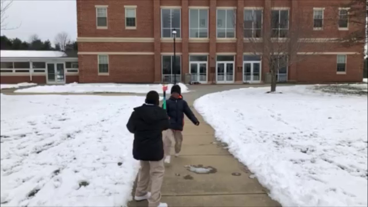 Second Grade P.E. Olympic Unit Opening Torch Run 2019