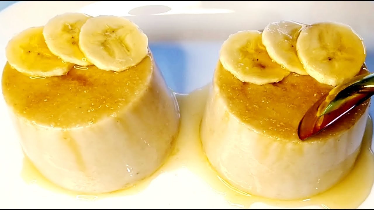 POSTRE FÁCIL, SIN HORNO en 5 MINUTOS, sin AZUCAR, MUY BARATO CON PLATANO Y GALLETA 5 INGREDIENTES