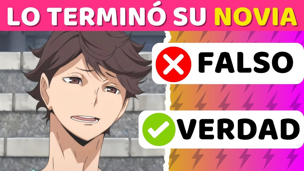 ¿La novia de Oikawa lo terminó? 😱 ¡Verdadero o Falso! / #haikyuu #trivia